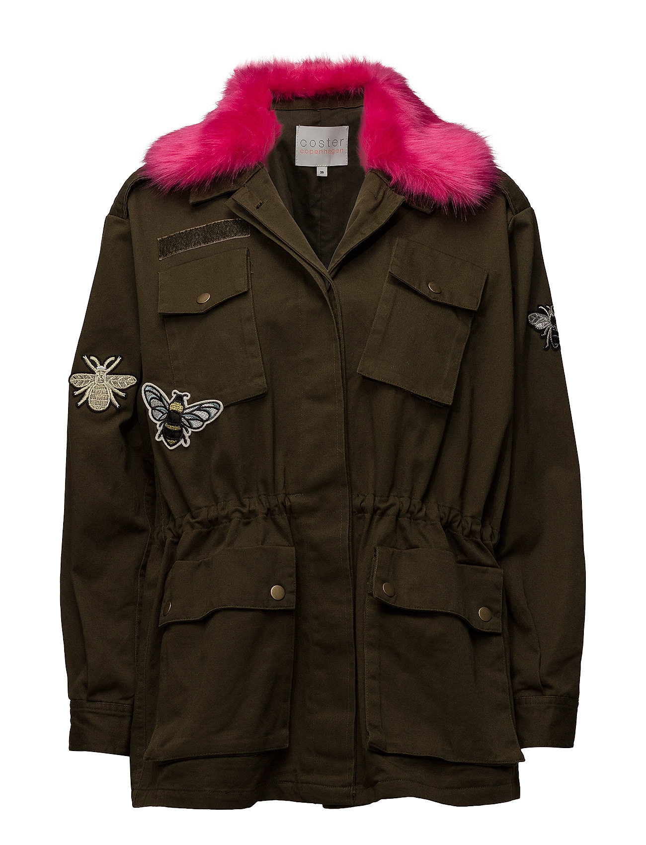 Canvas Army Jacket W Fur Collar Zomerjas Dunne Jas Groen Coster Copenhagen coster copenhagen kopen in de aanbieding Canvas Army Jacket W Fur Collar Zomerjas Dunne Jas Groen Coster Copenhagen coster copenhagen kopen in de aanbieding