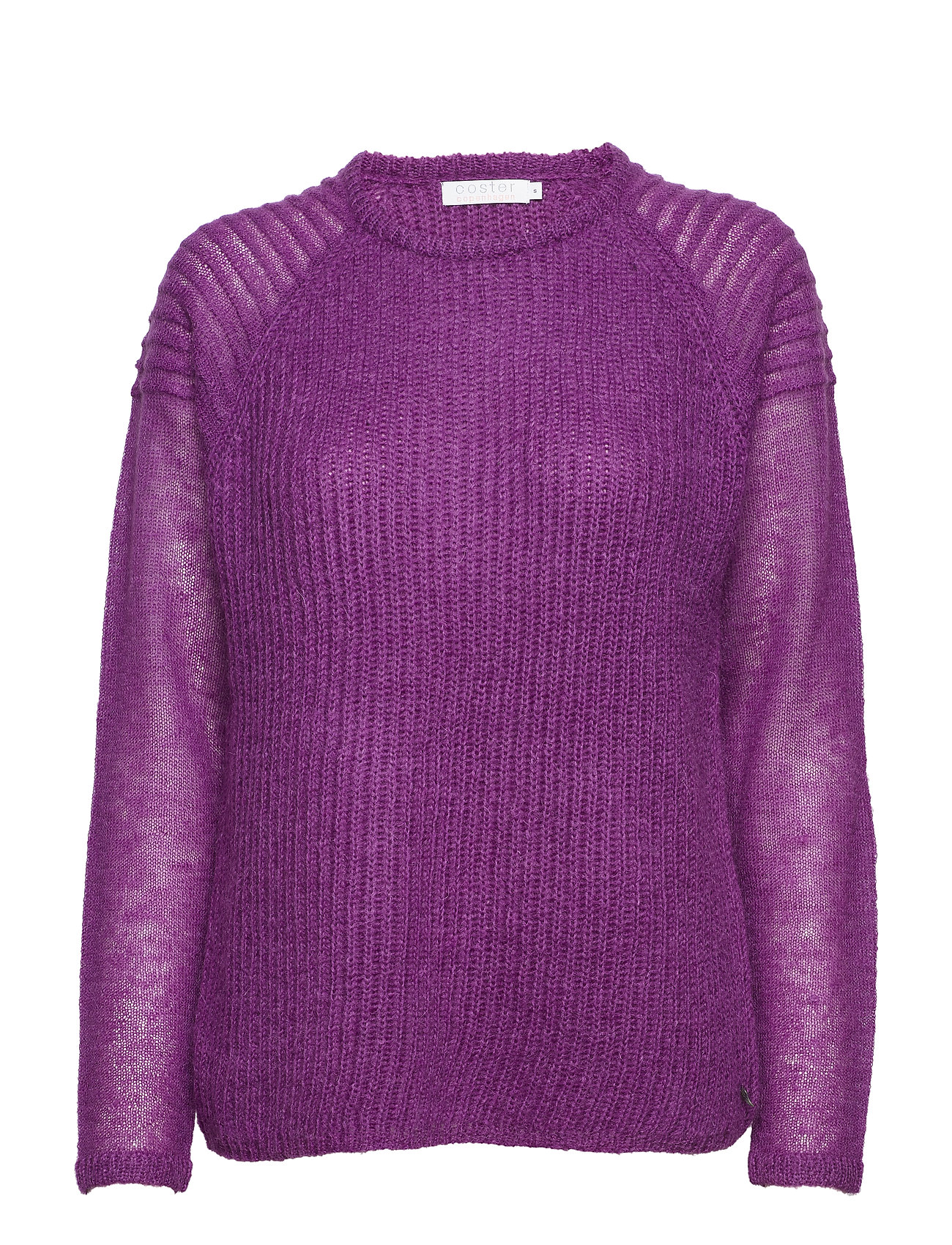 Sweater In Thin And Thick Kid Mohair W Ripple Detail Gebreide Trui Paars Coster Copenhagen coster copenhagen kopen in de aanbieding Sweater In Thin And Thick Kid Mohair W Ripple Detail Gebreide Trui Paars Coster Copenhagen coster copenhagen kopen in de aanbieding