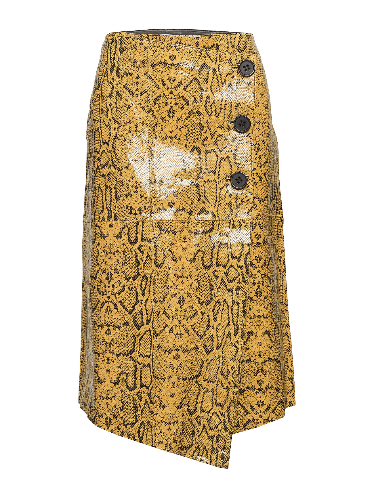 Long Wrap Skirt In Snake Effect Rok Knielengte Geel Coster Copenhagen coster copenhagen kopen in de aanbieding Long Wrap Skirt In Snake Effect Rok Knielengte Geel Coster Copenhagen coster copenhagen kopen in de aanbieding