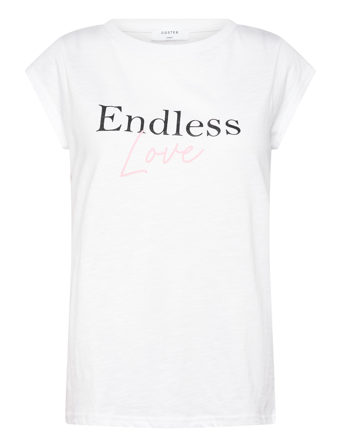 Coster Copenhagen Endless T-Shirt - Cap Sleeve, S, White, T-Shirts & Toppe > Kortærmede, Dame