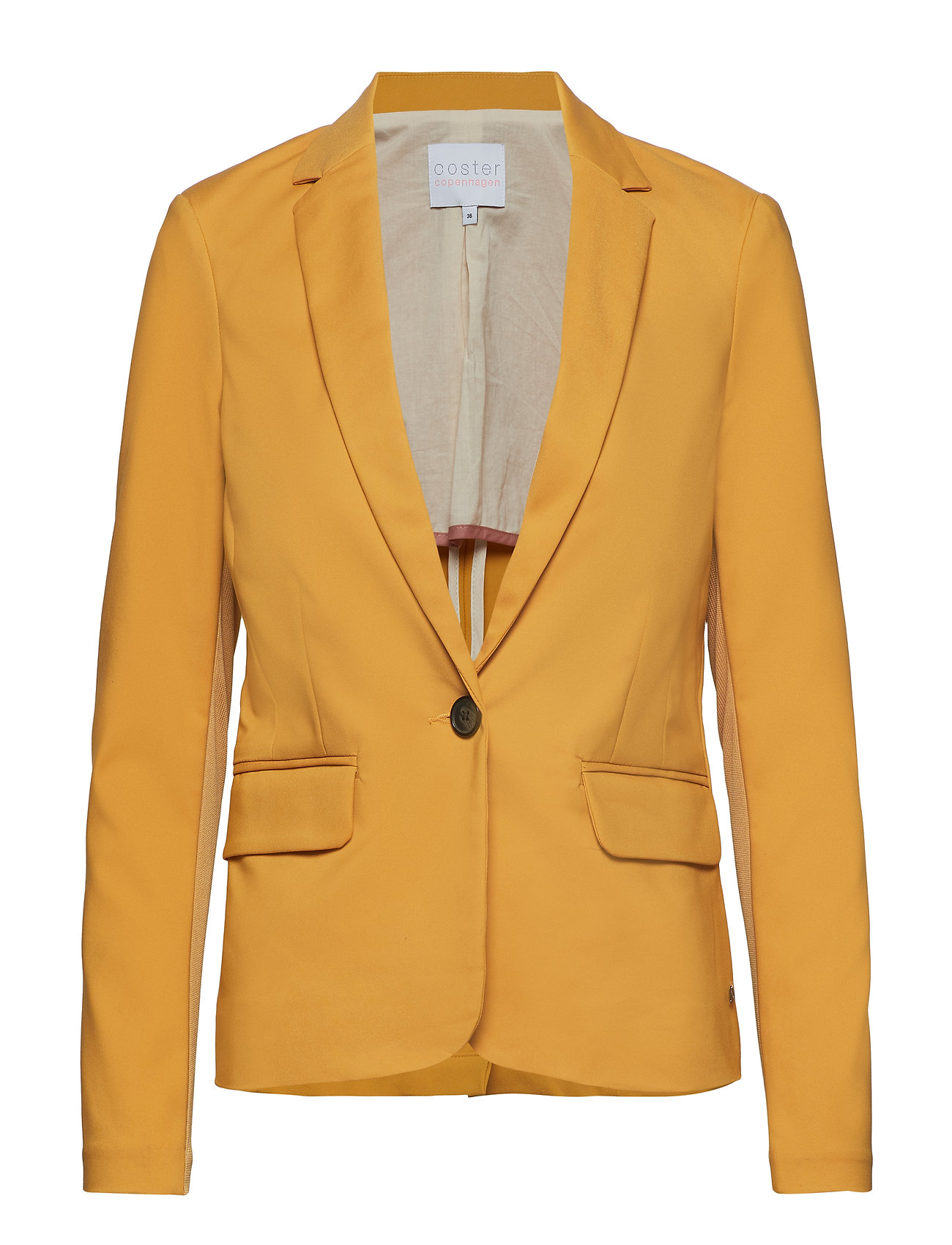Suit Jacket Blazer Colbert Geel Coster Copenhagen coster copenhagen kopen in de aanbieding