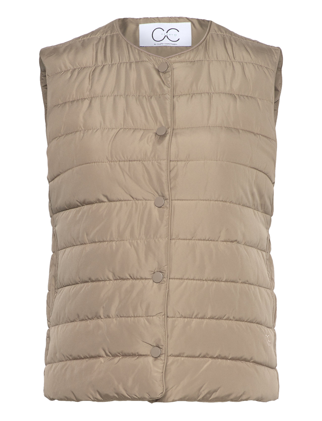 Coster Copenhagen Cc Heart Asta Quiltet Vest Beige