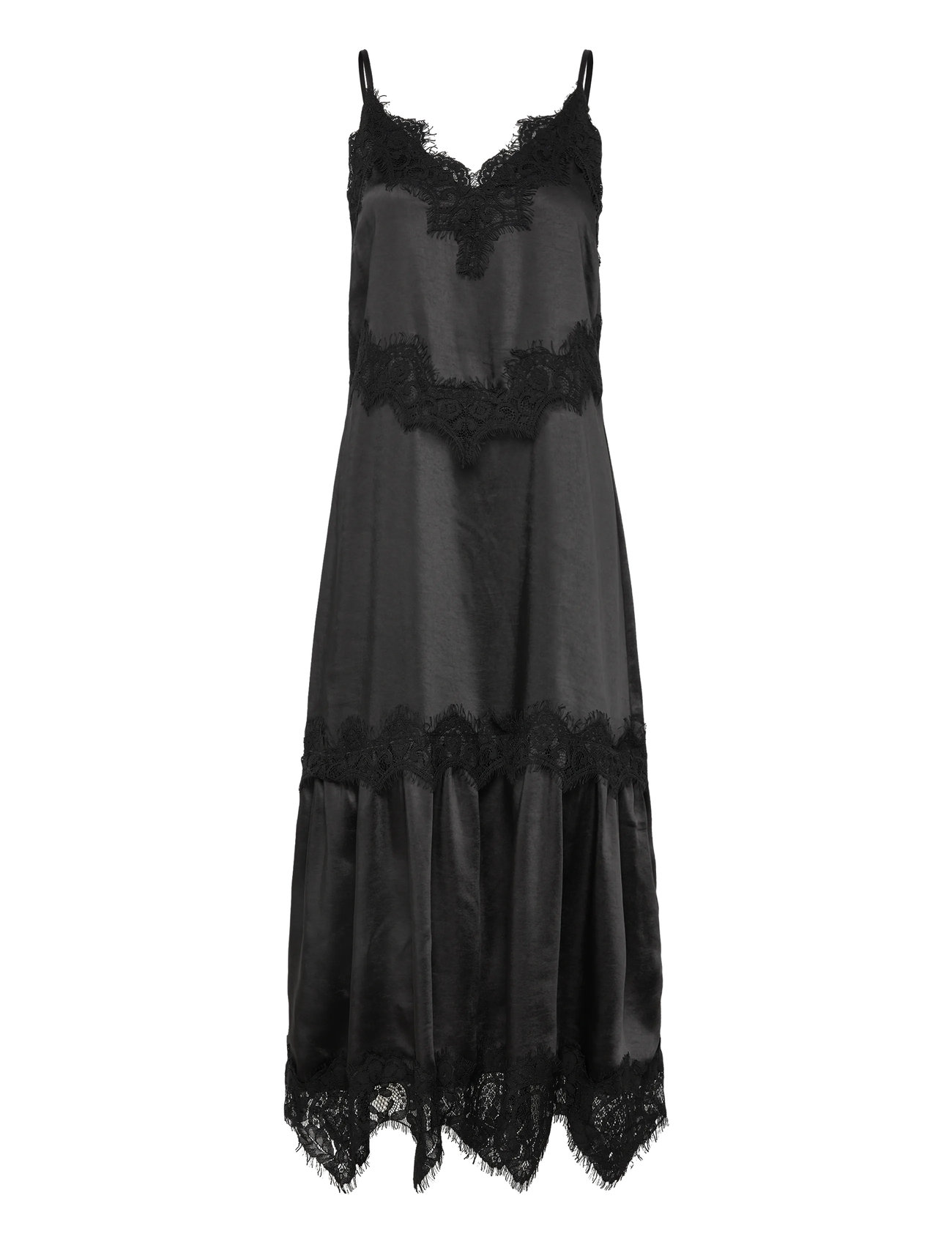 COSTER COPENHAGEN Kleid With Strickjacke Detail Schwarz - 34 - Damen