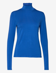 CC Heart SOFIA turtleneck blouse - COBALT BLUE