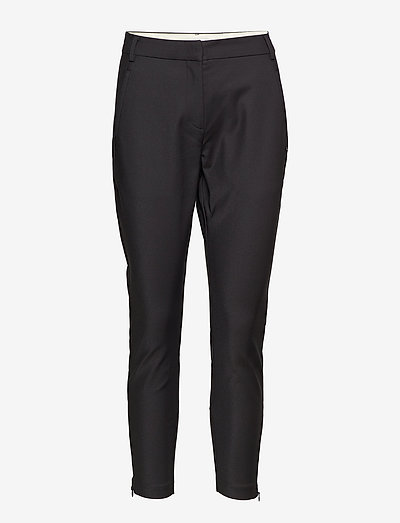 CC Heart Tapered Pants - Stella fit - bukser med lige ben - black