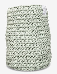 Cozy by Dozy Crochet Basket - GREEN