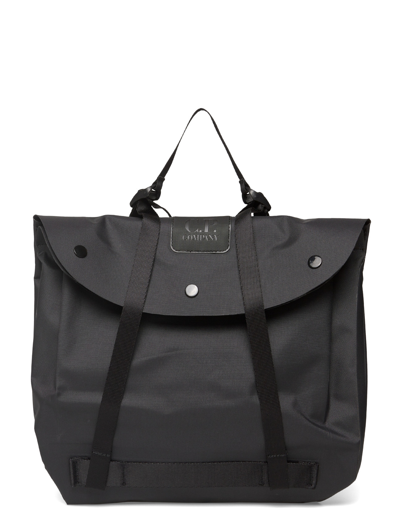 C.P. Company Metropolis Series Rubber Reps Waist Bag, One Size, Black, Designere > Bum Bags, Herre