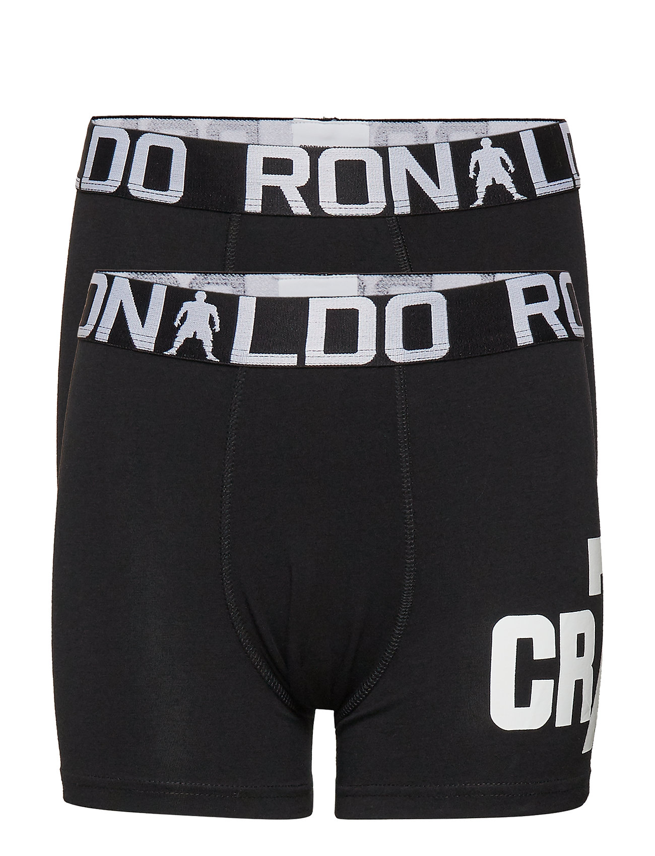 Cr7 Boys Trunk 2-Pack. Night & Underwear Underwear Underpants Black CR7