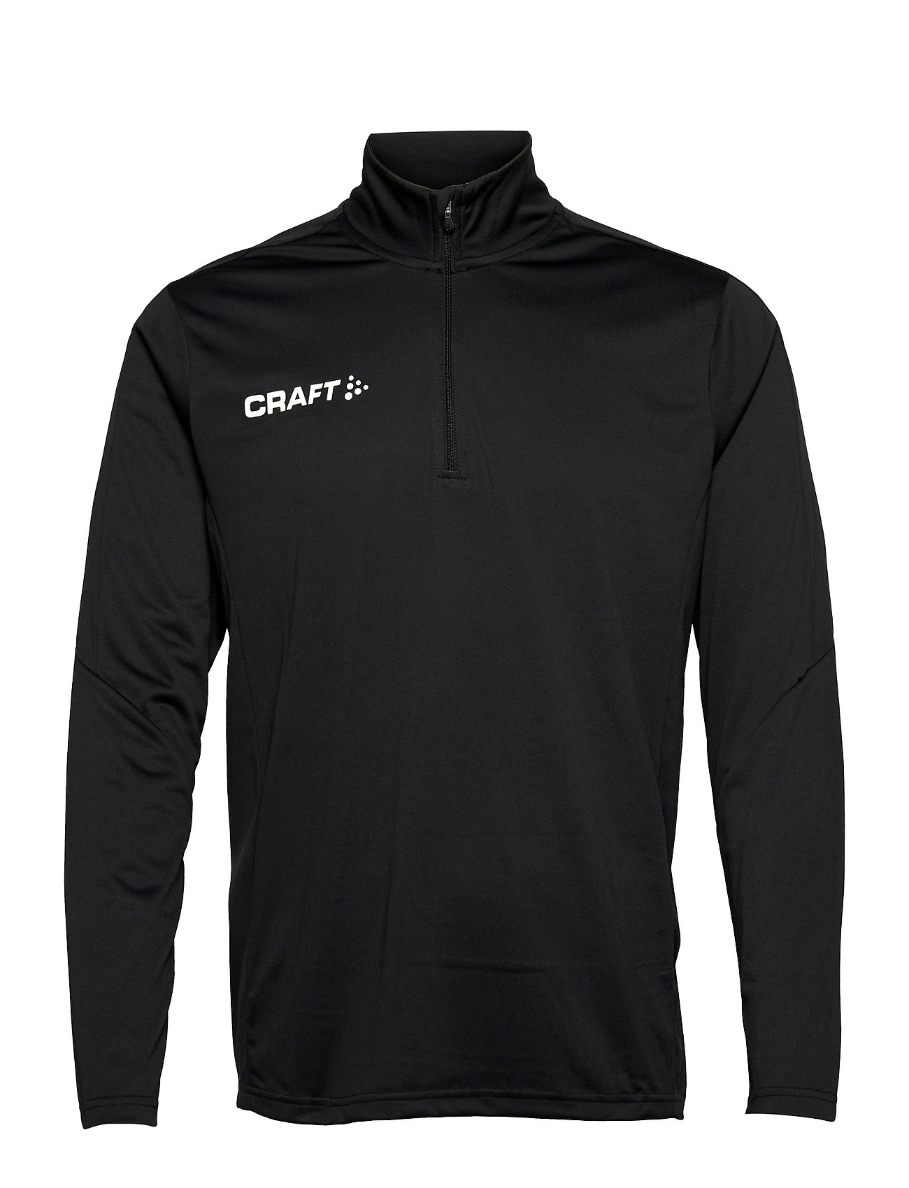 Progress Halfzip Ls Tee M Black Craft