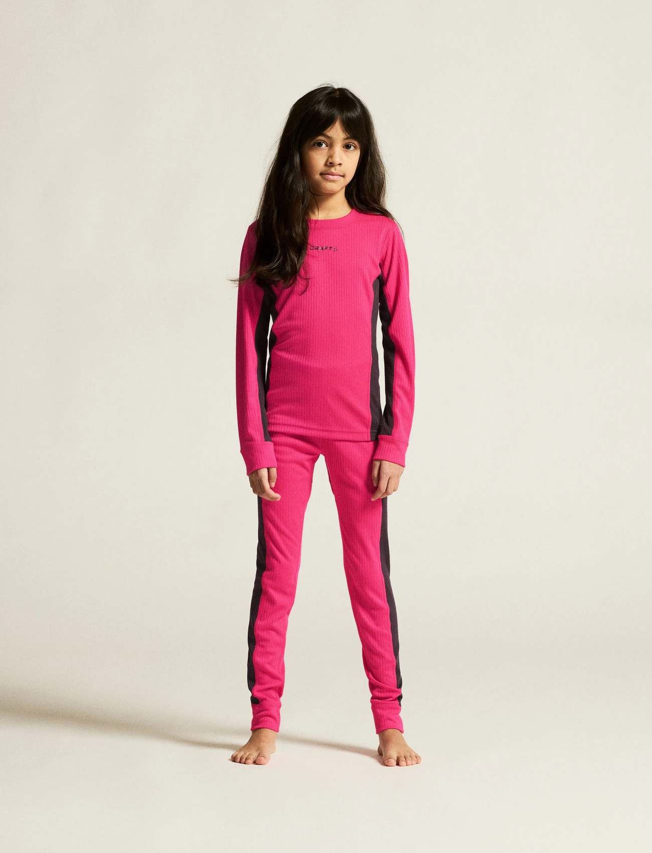 Craft Baselayer Set Jr, 158-164, Pink, Basislag > Baselayer-Sæt, Børn