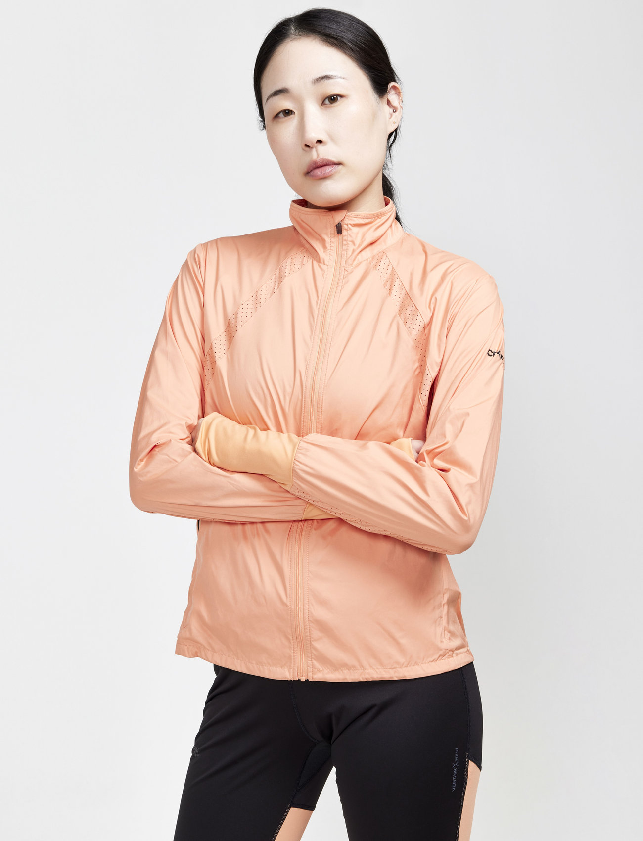 Craft Adv Essence Wind Jacket W, M, Orange, Sport > Sportsjakker, Dame