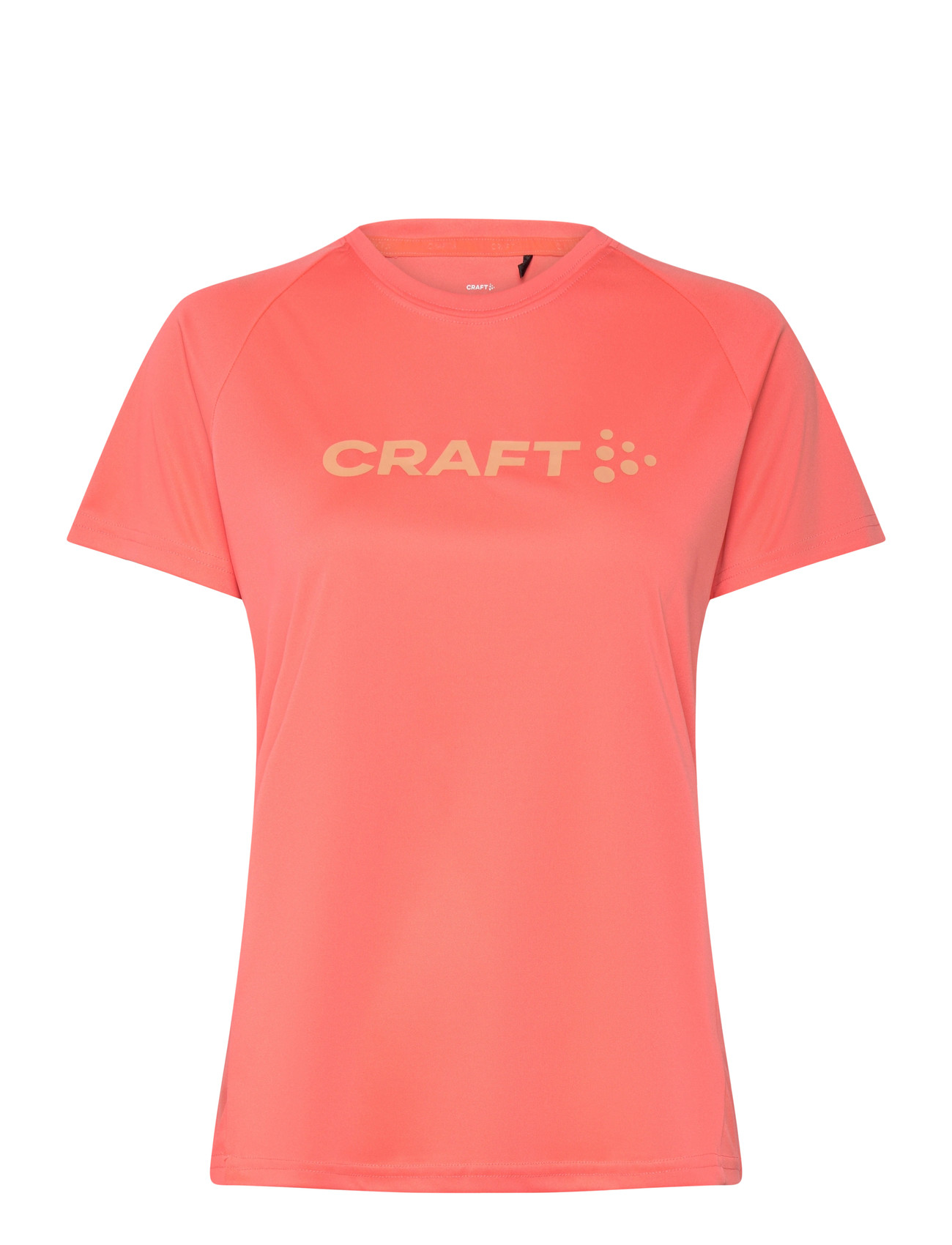 Craft Core Essence Logo Tee W, L, Coral, T-Shirts & Toppe > Kortærmede, Dame