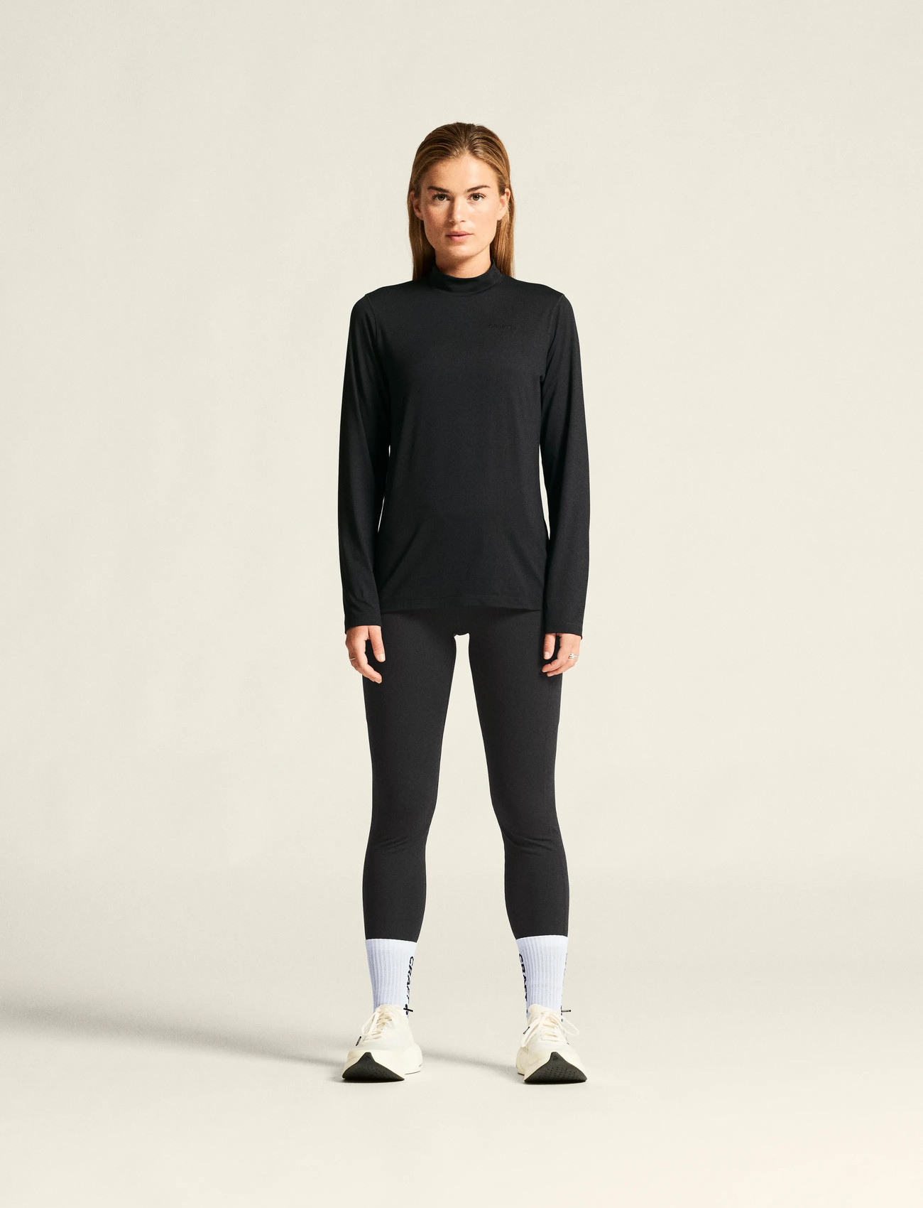 Craft Flow Mn Ls W, L, Black, Sports Overdele & T-shirts > Sport Long Sleeve Overdele, Dame