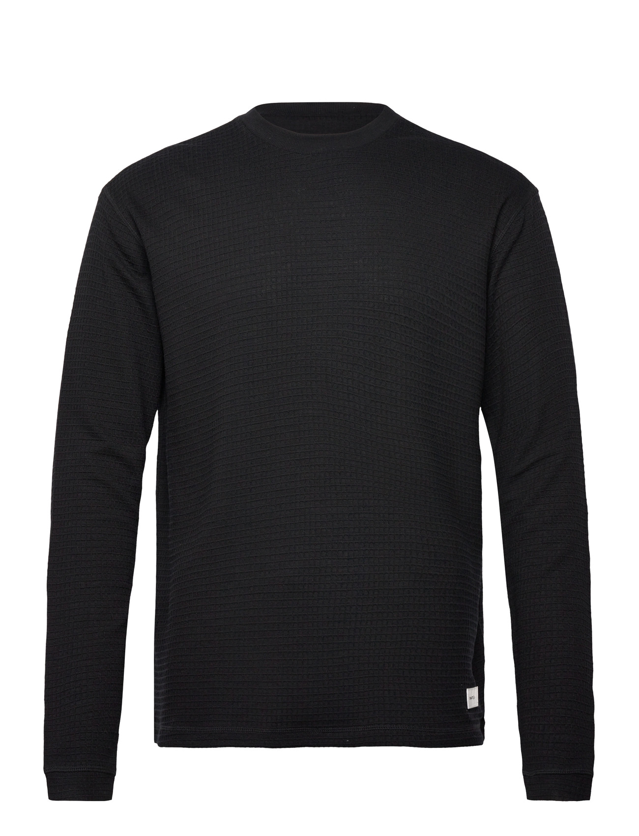 Craft Layers Wool Waffle Rn M, XL, Black, Sport Base Layers > Sport Base Layer Overdele, Herre