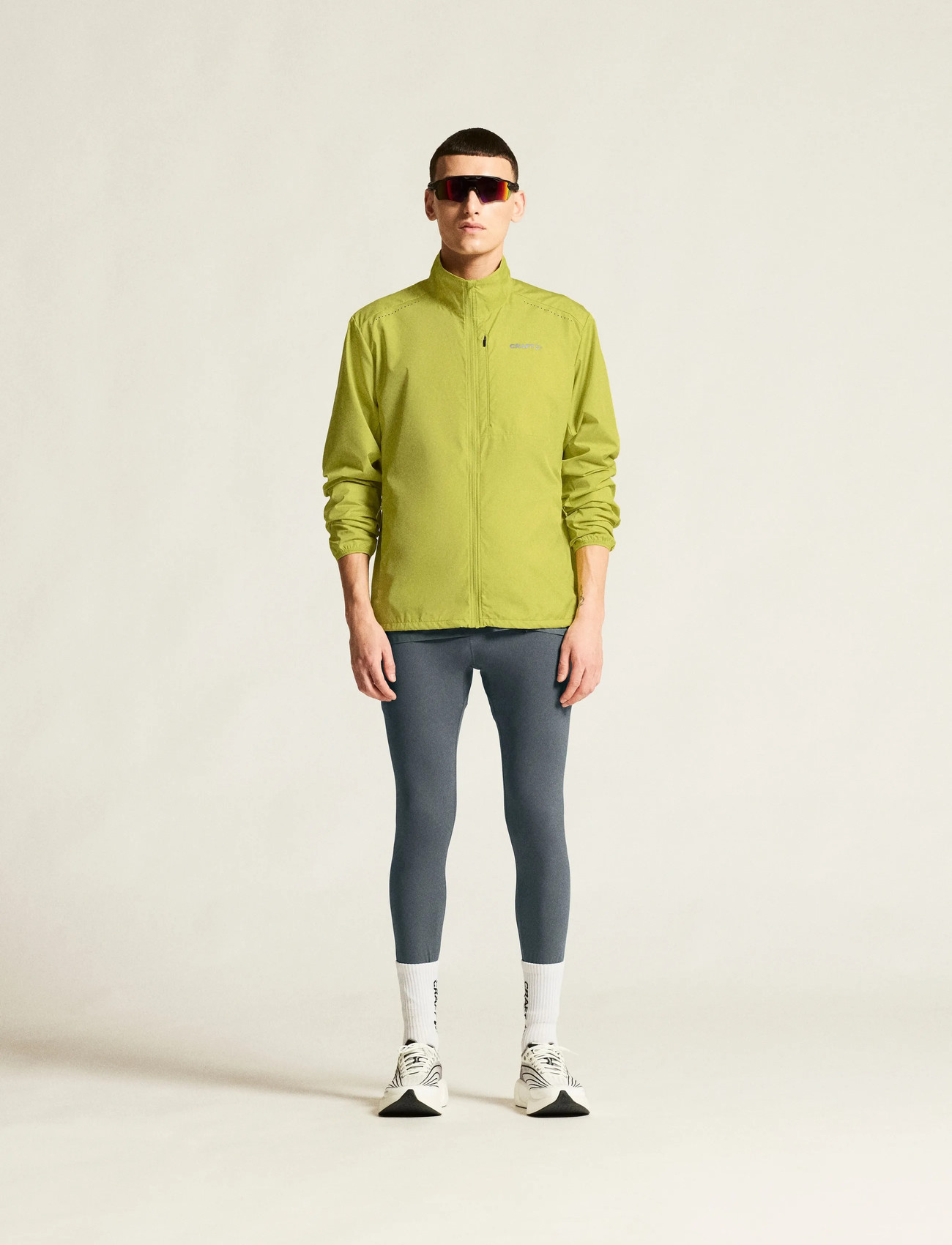 Craft Essence Wind Jacket 2 M, XL, Yellow, Sport Jackets > Sport Training Jackets, Herre