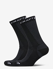 Warm Mid 2-pack Sock - BLACK/WHITE