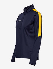 Craft - Progress Halfzip LS Tee W - sweatshirts - navy/yellow - 2