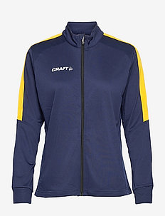 Progress Jacket W - sporta džemperi - navy/yellow