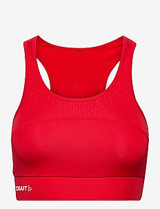 RUSH TOP W - hög support - red