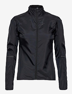 ESSENCE LIGHT WIND JKT W - sports jackets - black