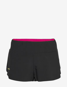 PRO HYPERVENT SPLIT SHORTS W - trainings-shorts - black/roxo