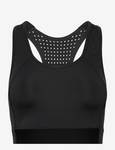 PRO CHARGE BLOCKED SPORT TOP W - low - black