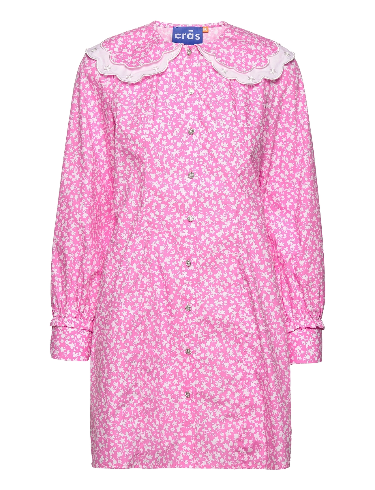 Tuvacras Shirt Dress Kort Kjole Pink Cras