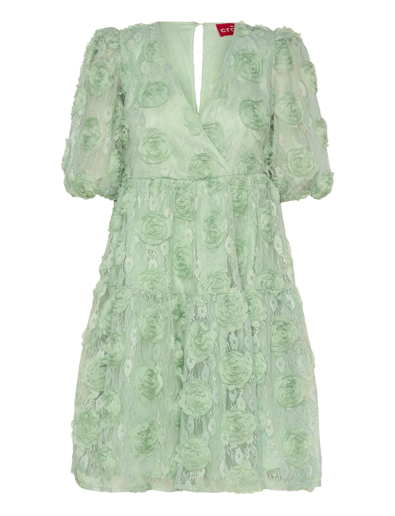 Milliecras Dress Kort Kjole Green Cras