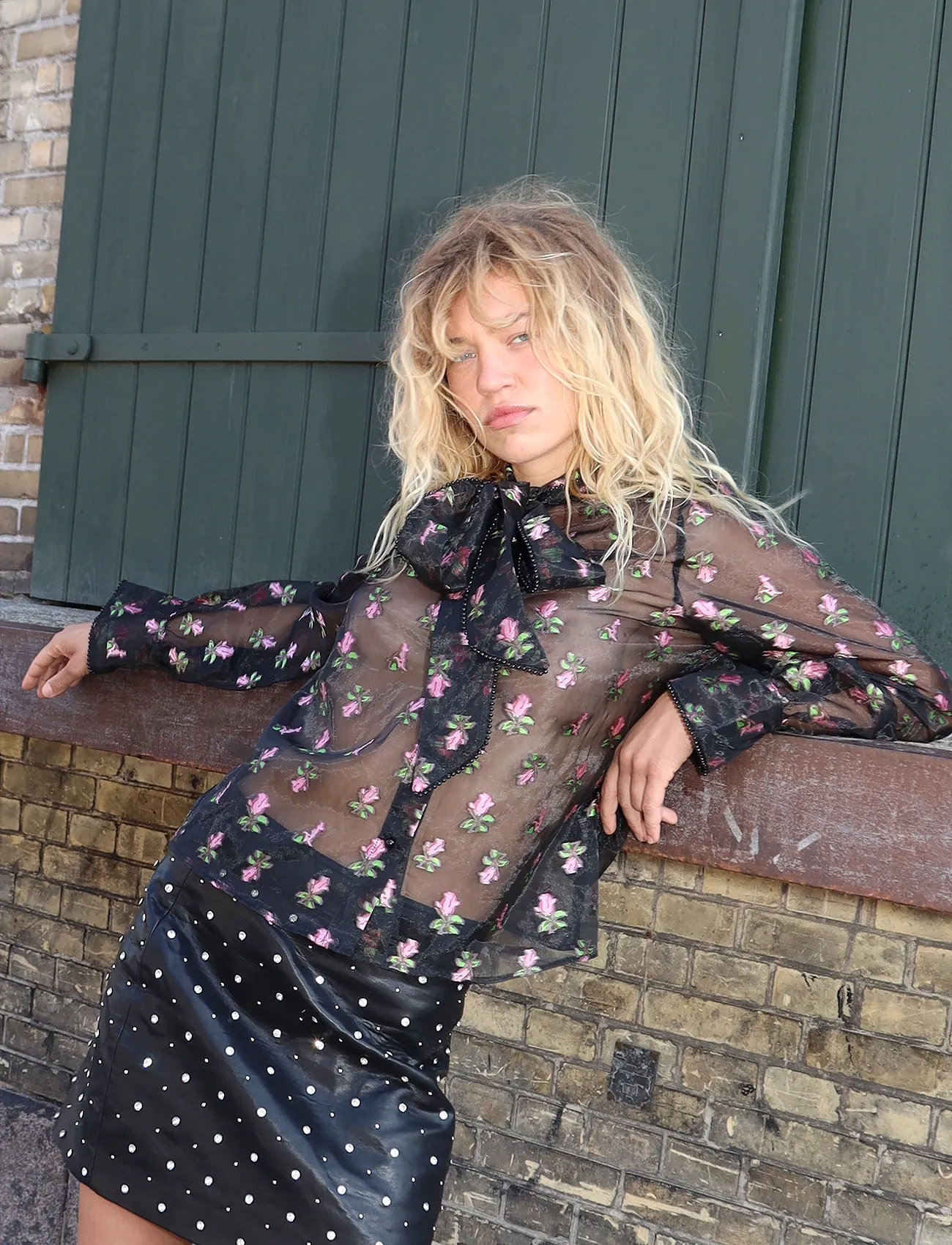 crās Josettecras Shirt, 40, Black, Bluser > Langærmede, Dame