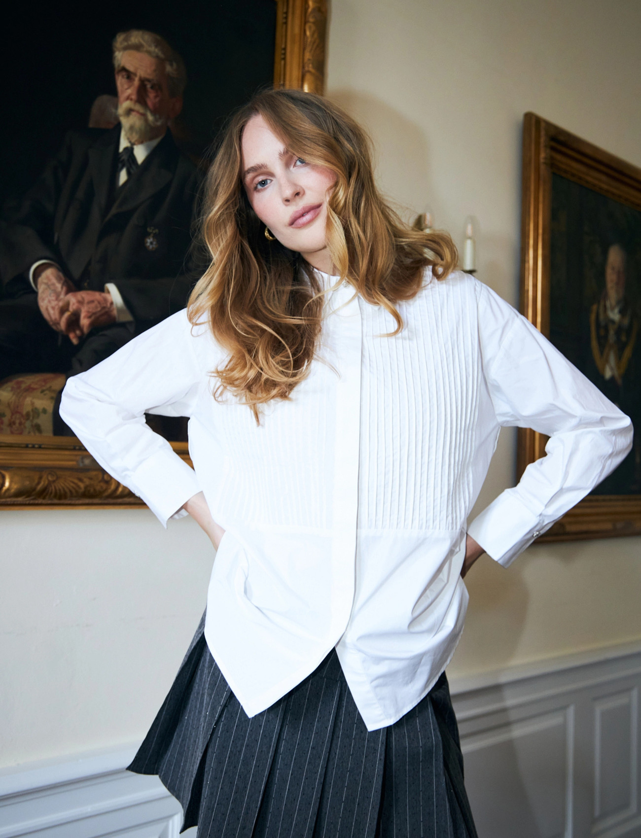 crās Saturncras Shirt, 36, White, Skjorter > Langærmede, Dame