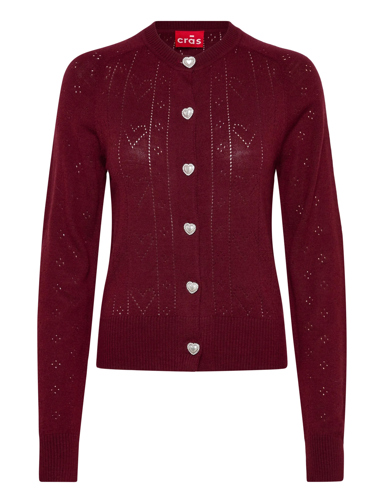 CRĀS Blaircras Cardigan Burgundy - 38 - Damen