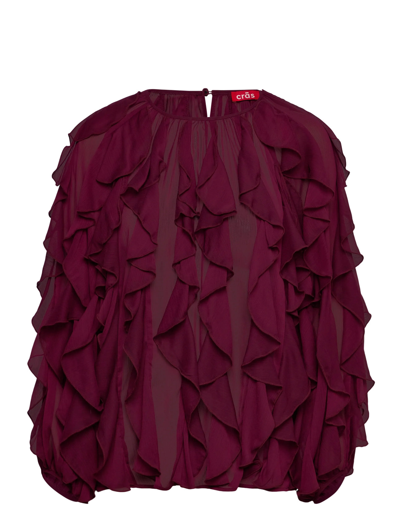 CRĀS Ryacras Bluse Burgundy - 42 - Damen