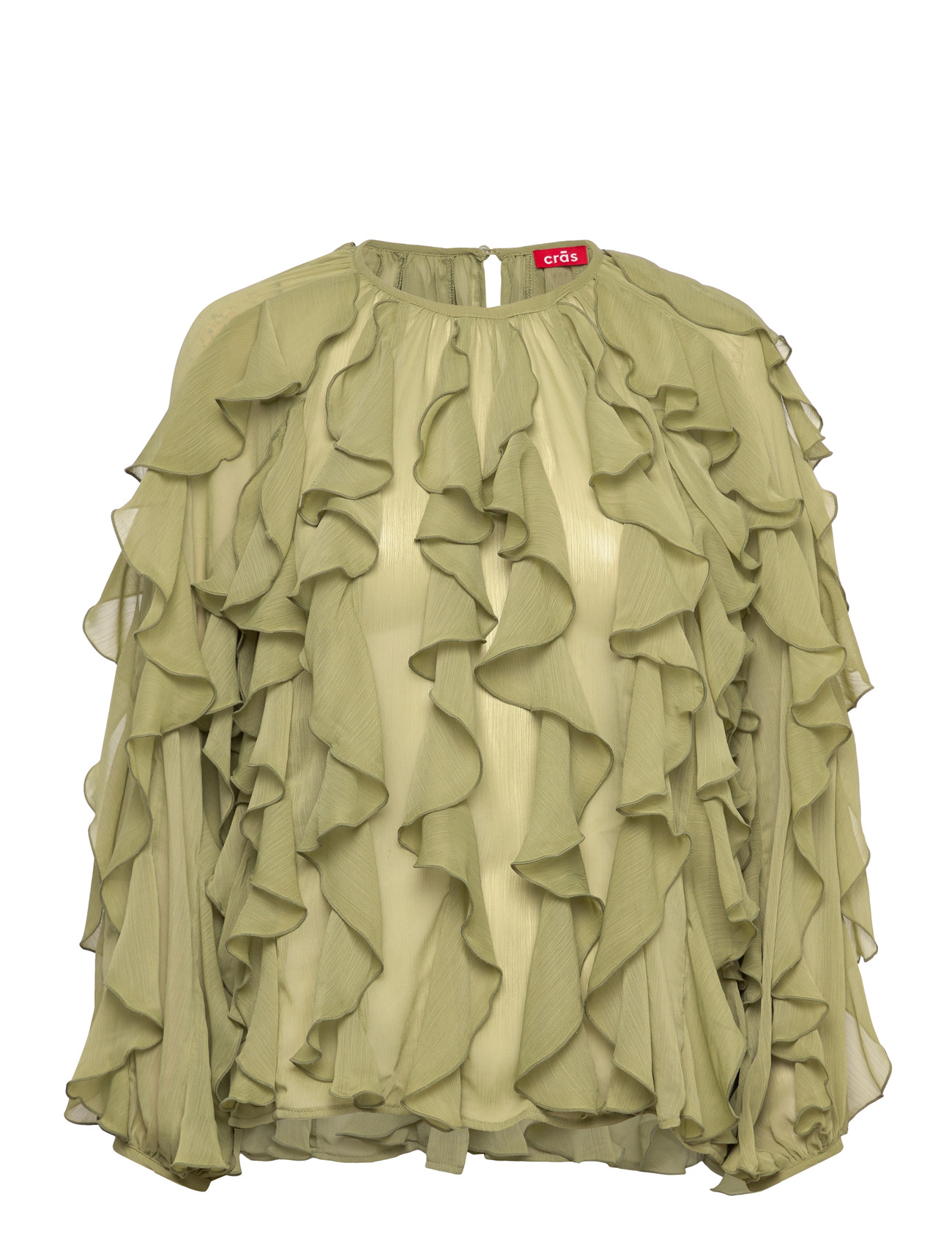 CRĀS Ryacras Bluse Khaki - 44 - Damen