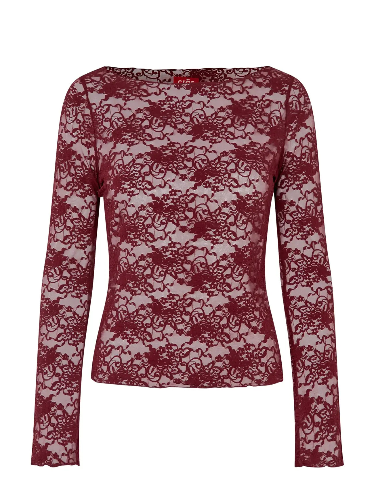 crās Lettiecras Blouse, 38, Burgundy, Bluser > Langærmede, Dame
