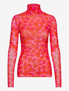 Kobycras Blouse - blouses met lange mouwen - pink leo
