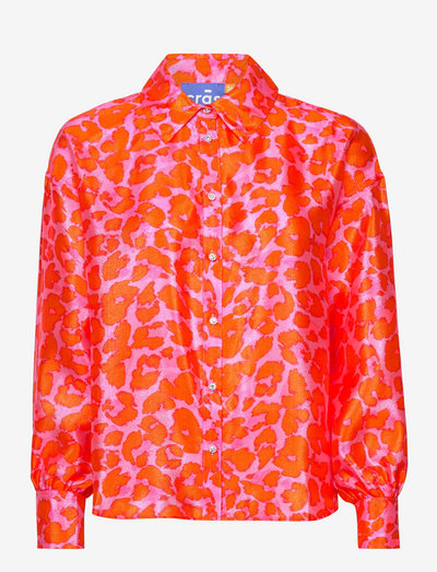 Ginacras Shirt - denimskjorter - pink leo