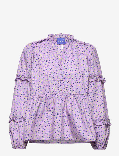 Marlycras Shirt - langærmede bluser - floral fauna
