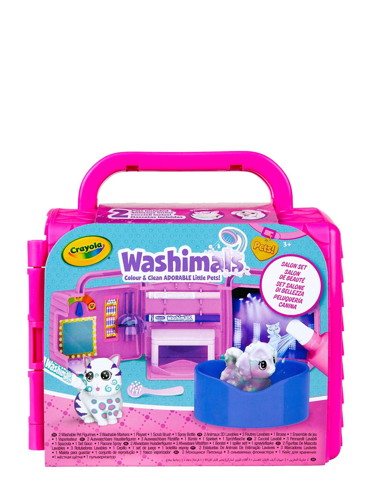 Crayola Washimals Pets Beauty Salon Playset Toys Playsets & Action Figures Play Sets Multi/patterned Crayola