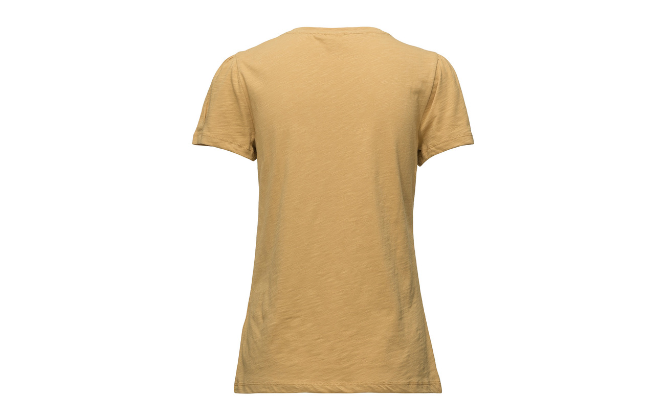 100 Gold Cream T shirt Bree Amber Coton xwqUqXH
