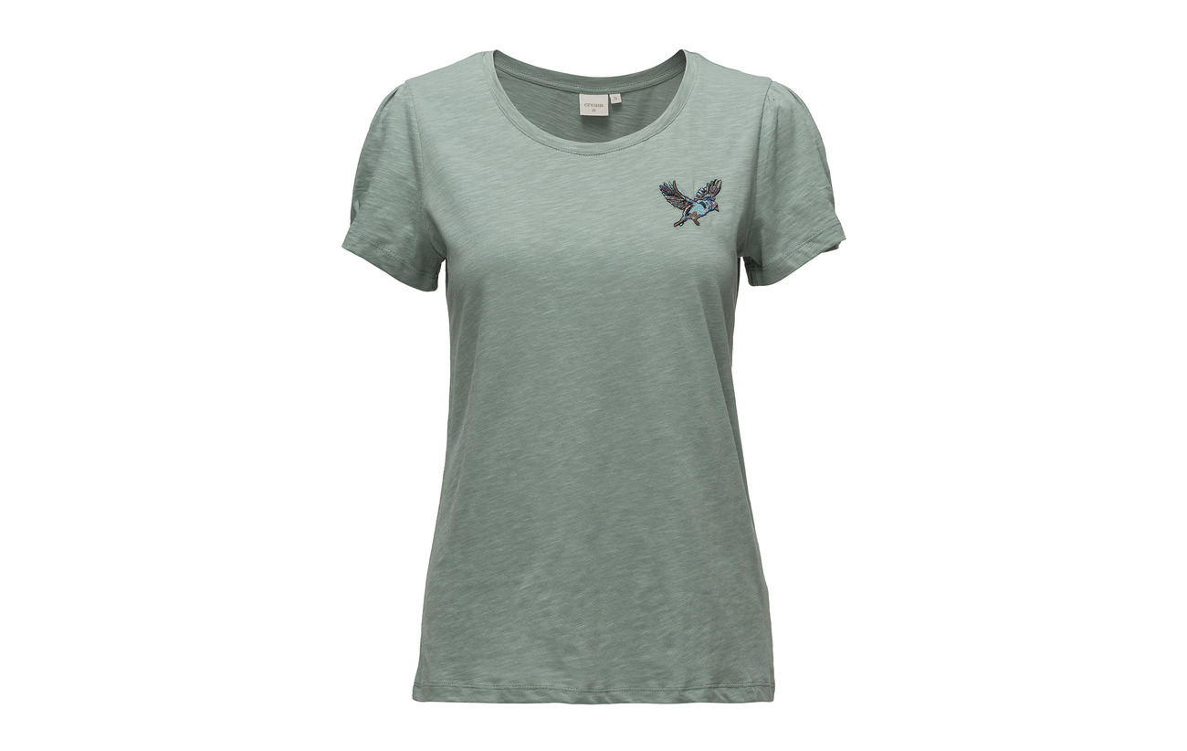 100 Gold Cream T shirt Bree Amber Coton xwqUqXH