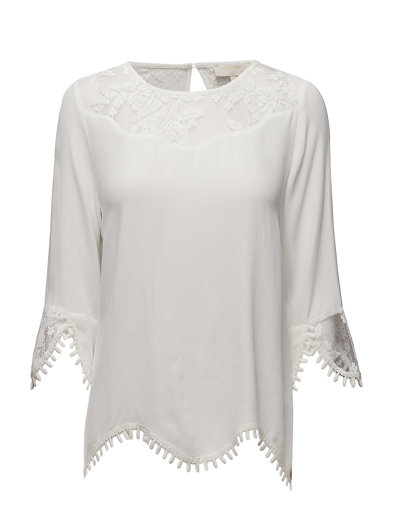 Kalanie Blouse Lange Mouwen Wit Cream cream kopen in de aanbieding Kalanie Blouse Lange Mouwen Wit Cream cream kopen in de aanbieding