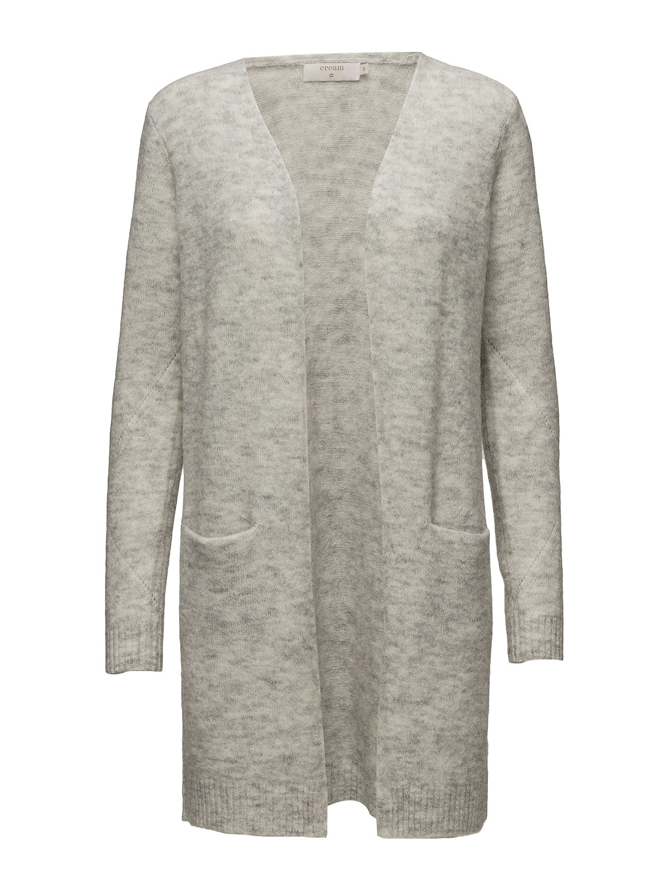 Kaitlyn Cardigan Gebreide Trui Grijs Cream cream kopen in de aanbieding