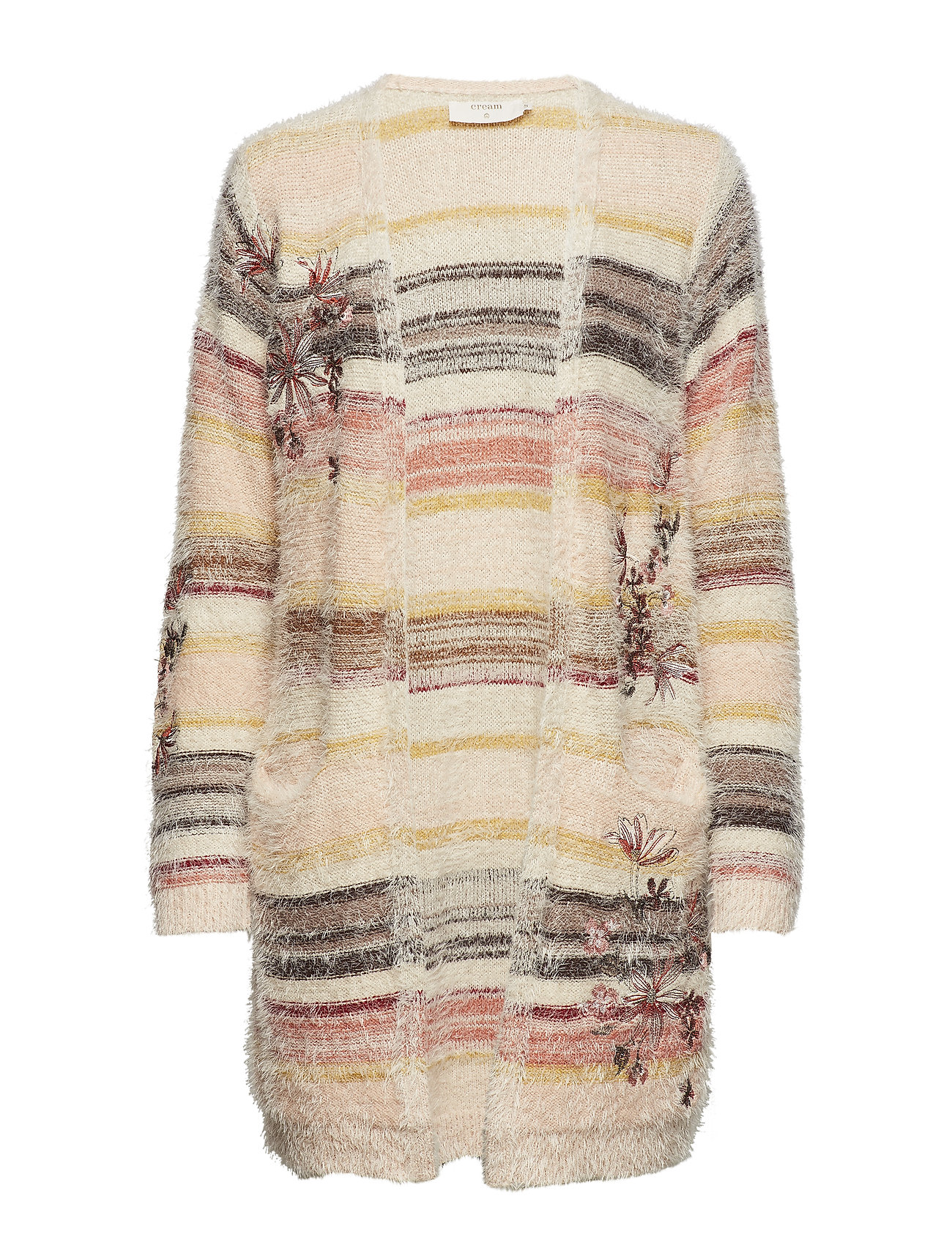 Chloa Cardigan Gebreide Trui Roze Cream cream kopen in de aanbieding Chloa Cardigan Gebreide Trui Roze Cream cream kopen in de aanbieding