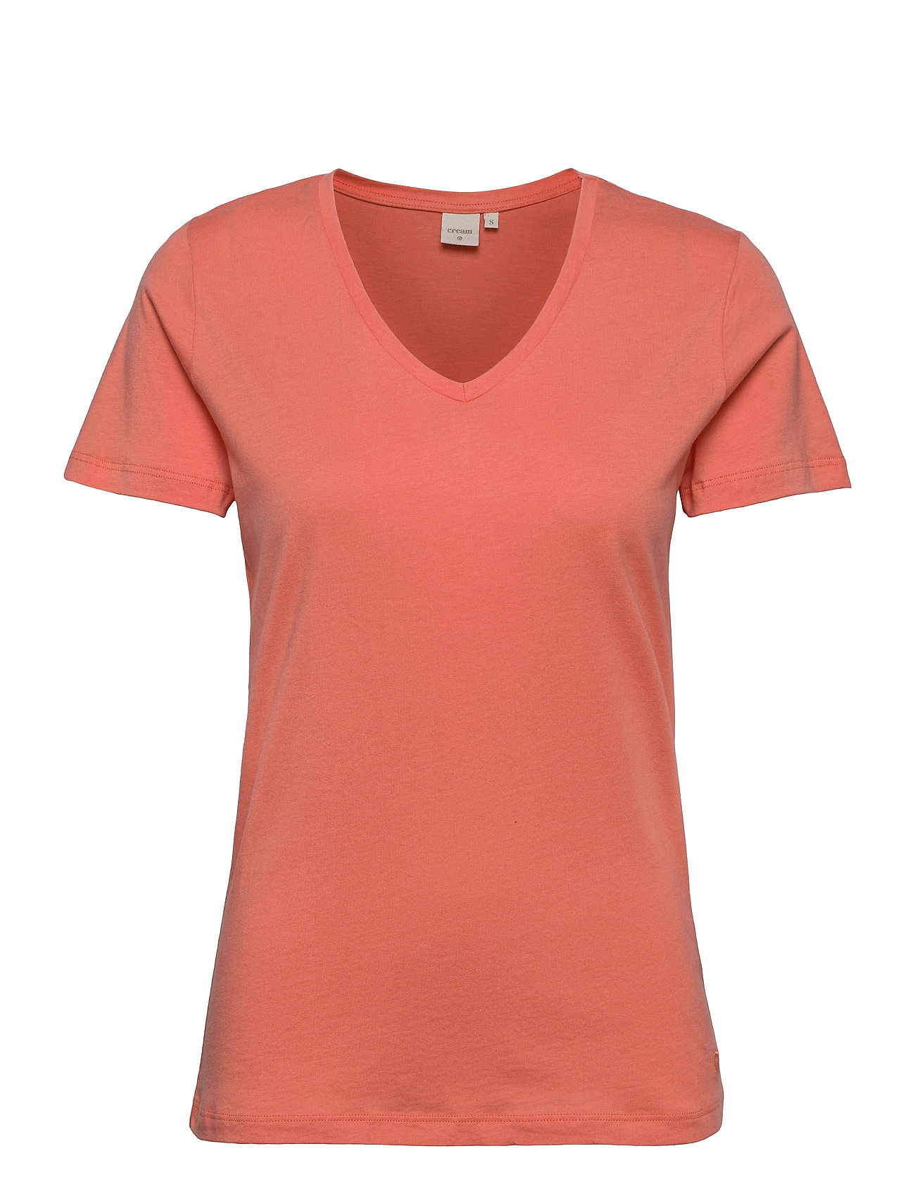 Naia T-Shirt T-shirts & Tops Short-sleeved Punainen Cream