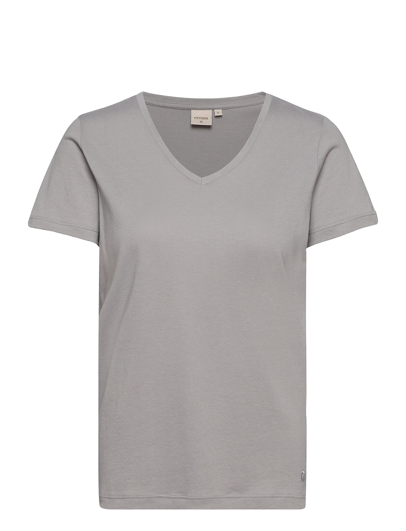 Naia T-Shirt T-shirts & Tops Short-sleeved Harmaa Cream