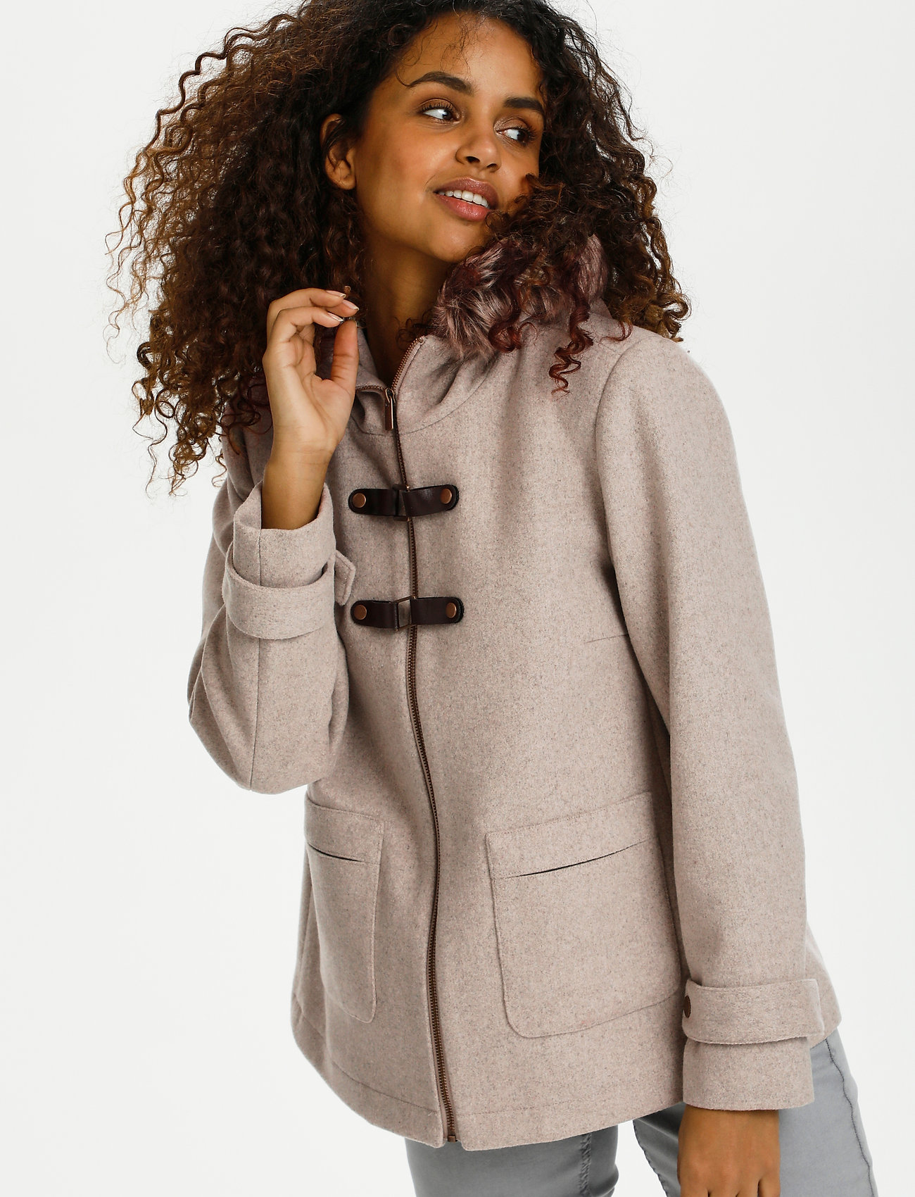 cream wool jacket womens