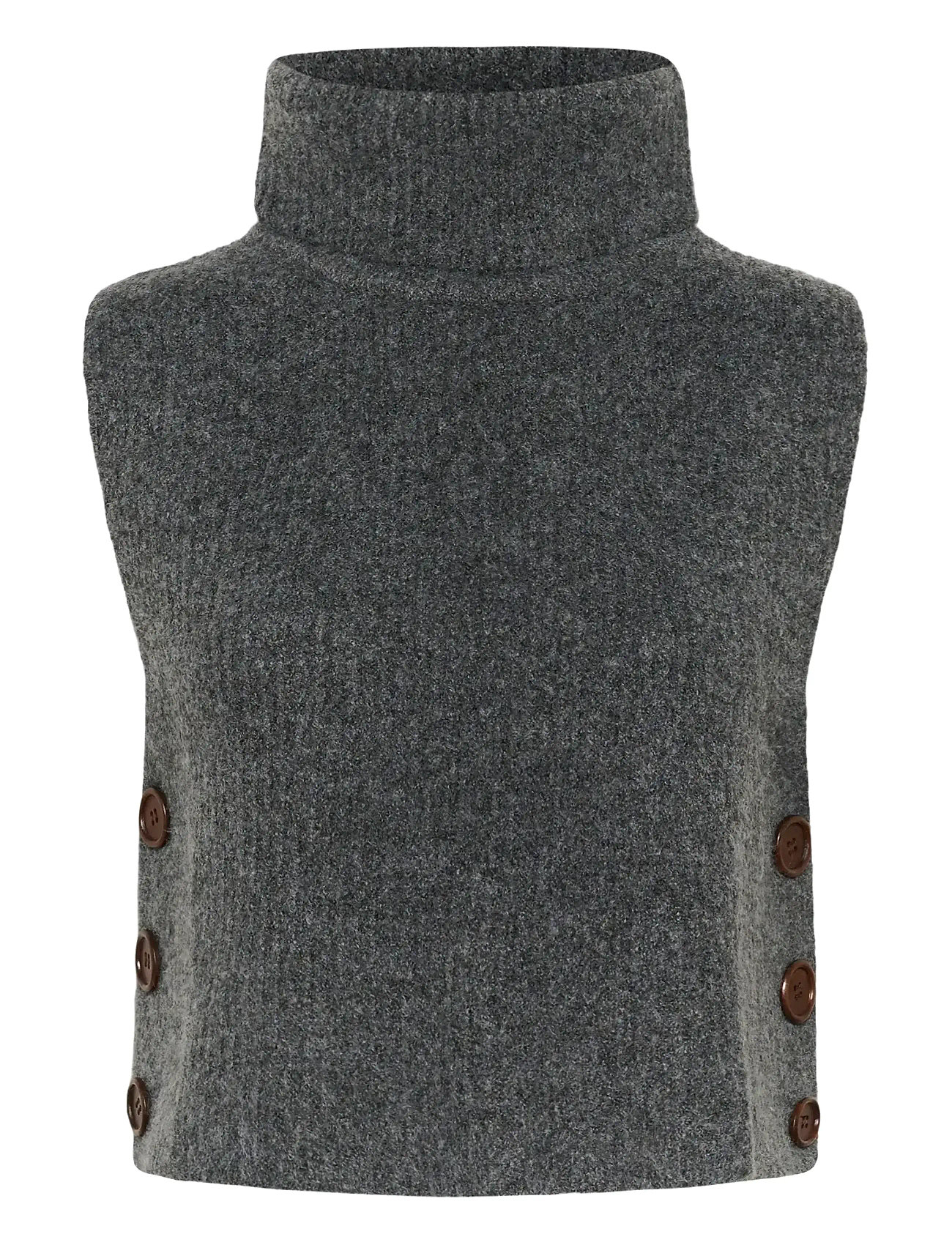 CREAM Crstarfi Kurz Knit Slipover Grau - XL/XXL - Damen