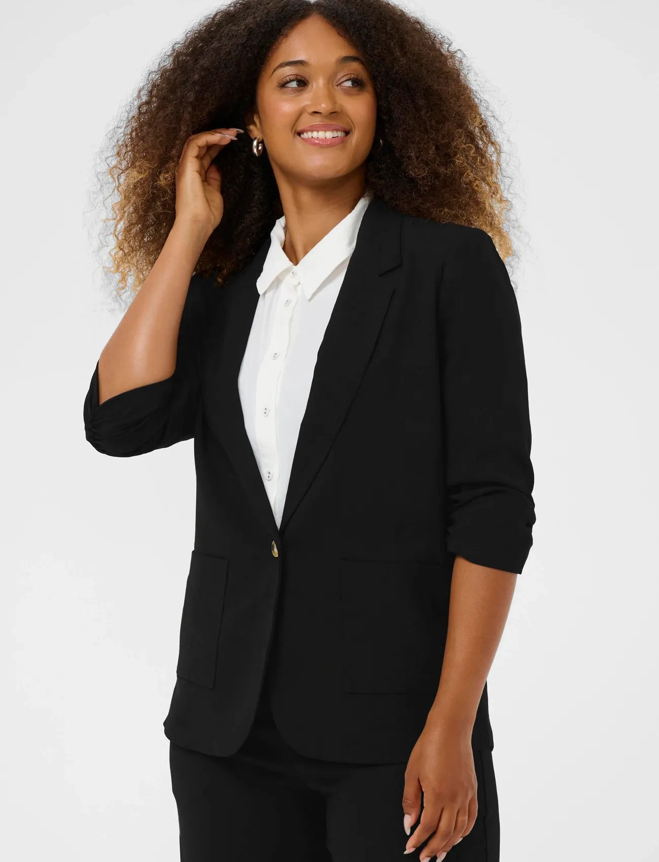 Cream Crcocamia Blazer, 42, Black, Blazere > Enkeltradede Blazere, Dame