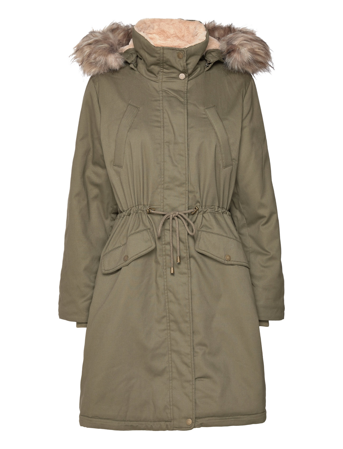 Crlinda Embroidery Jacket Khaki Cream