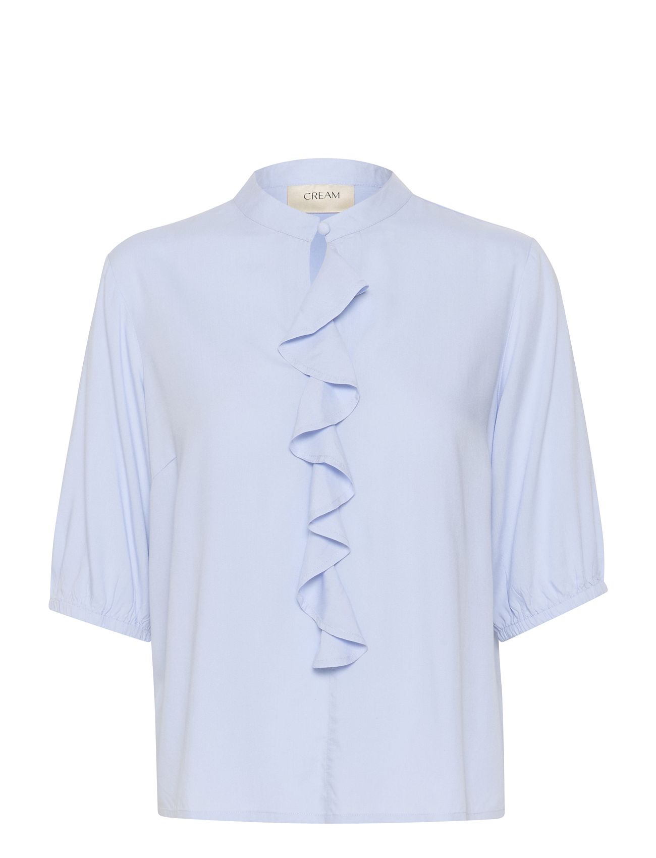 Crsusannah Ss Blouse Blue Cream